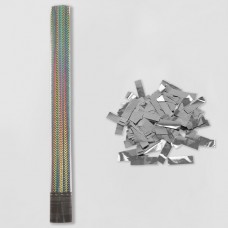Пневмохлопушка "Голография" серебряное конфетти, 60 см